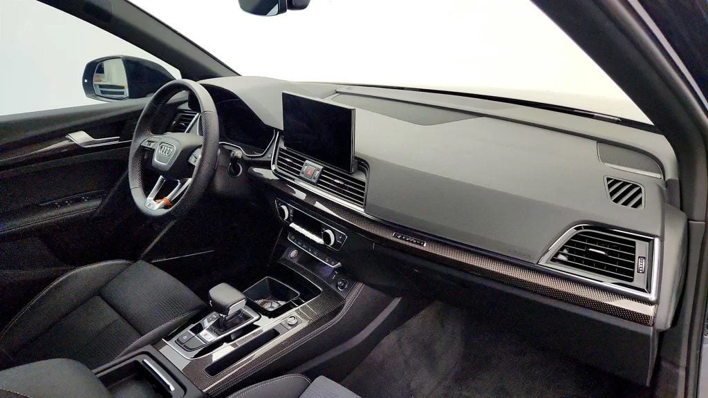 Used 2022 Daytona Gray Pearl Effect Audi Prestige 3.0 TFSI quattro w/ Sport Exhaust Tips, Black Optic Pkg image 26