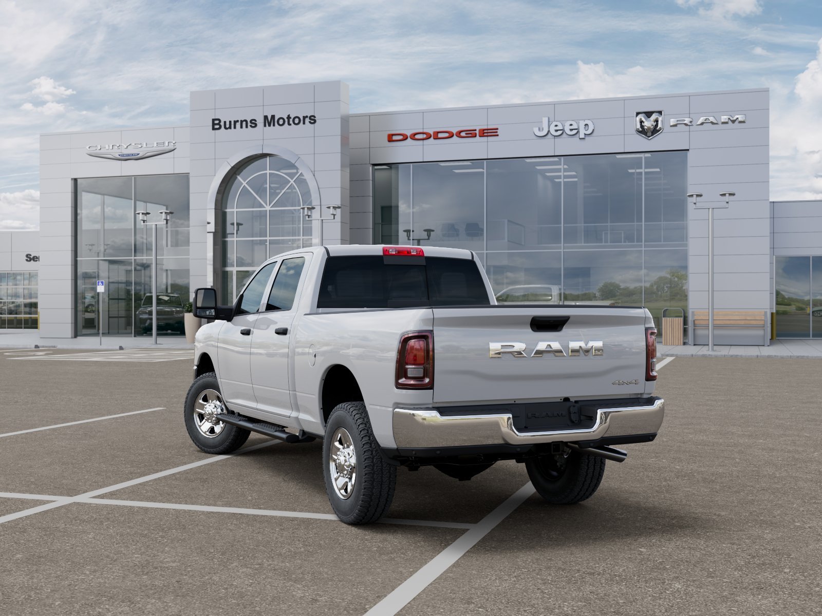 New 2026 Bright White Clear-Coat Exterior Paint Ram Tradesman image 29