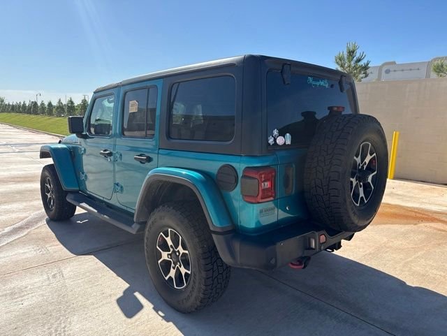Used 2020 Teal Jeep Unlimited Rubicon image 4