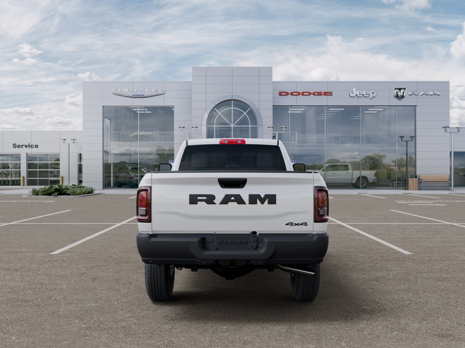 New 2026 Bright White Clear-Coat Exterior Paint RAM Tradesman image 33