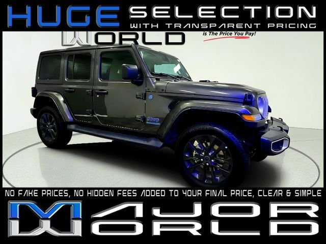 Used 2025 Gray Jeep Sahara 4xe image 1