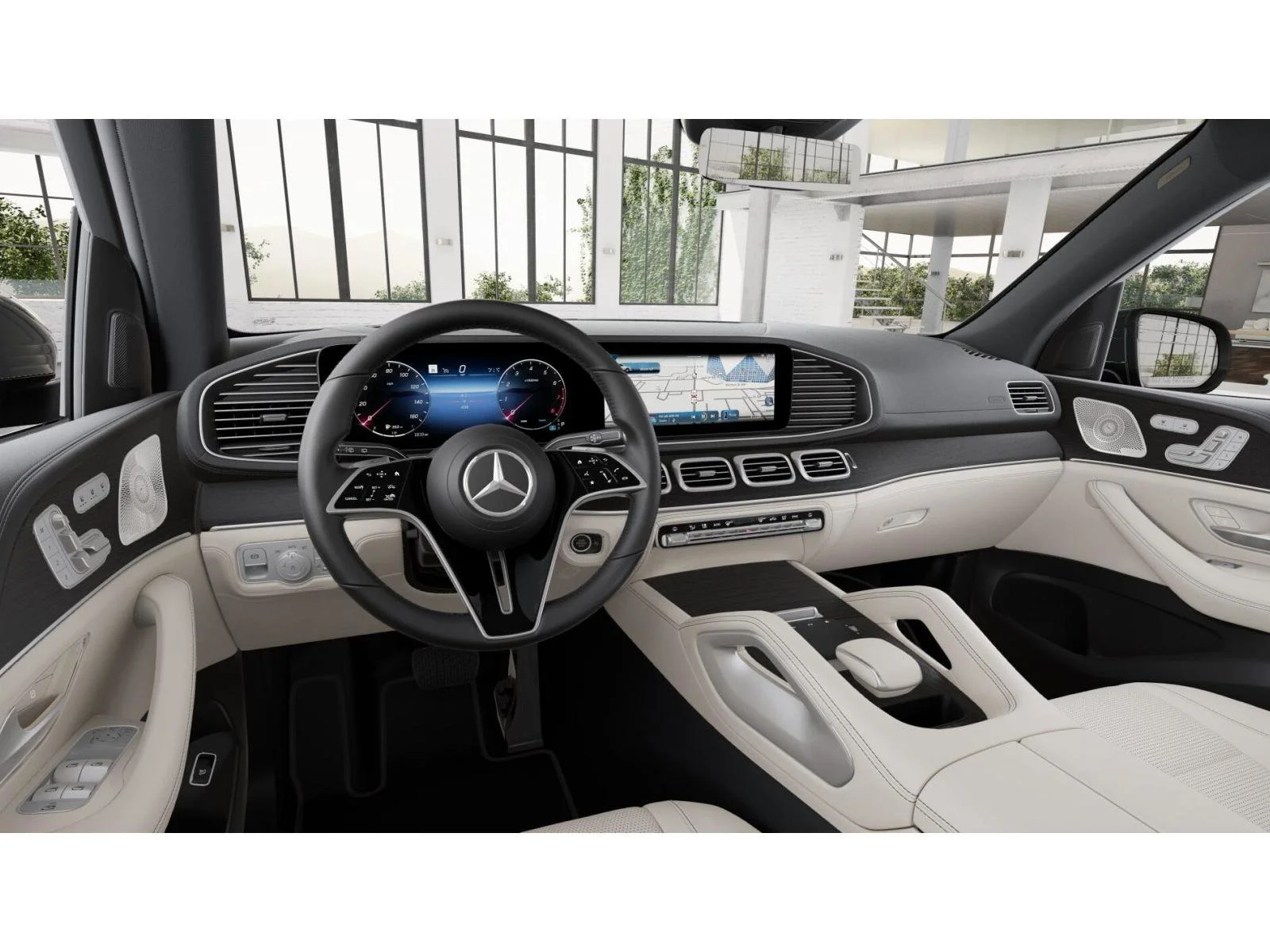 New 2026 MOONLIGHT WHITE Mercedes-Benz GLE 450 image 3