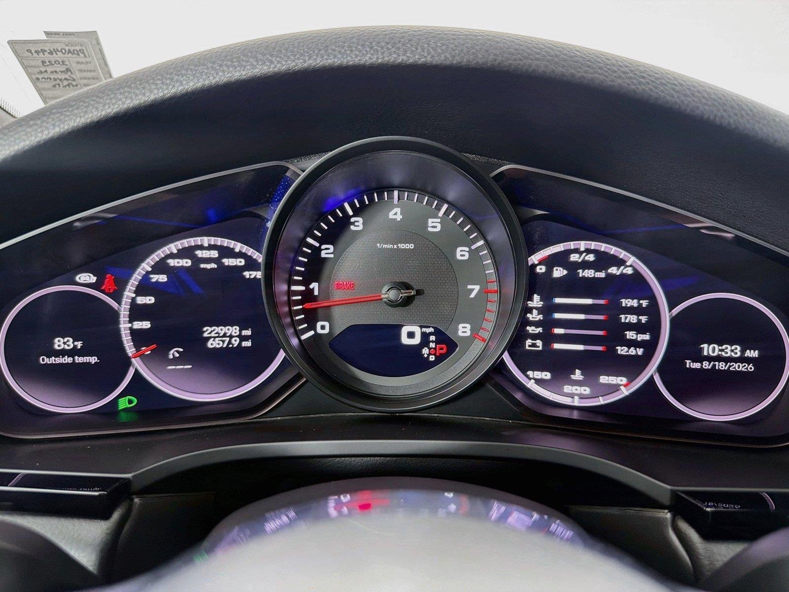 Used 2023 White Porsche Base image 15