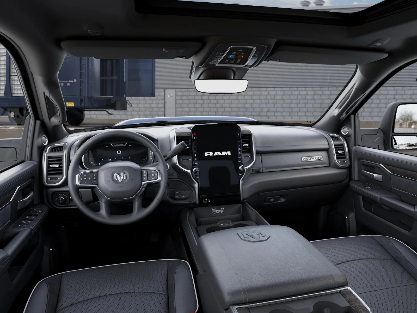 New 2026 Forged Blue Metallic Exterior Paint RAM Laramie image 8
