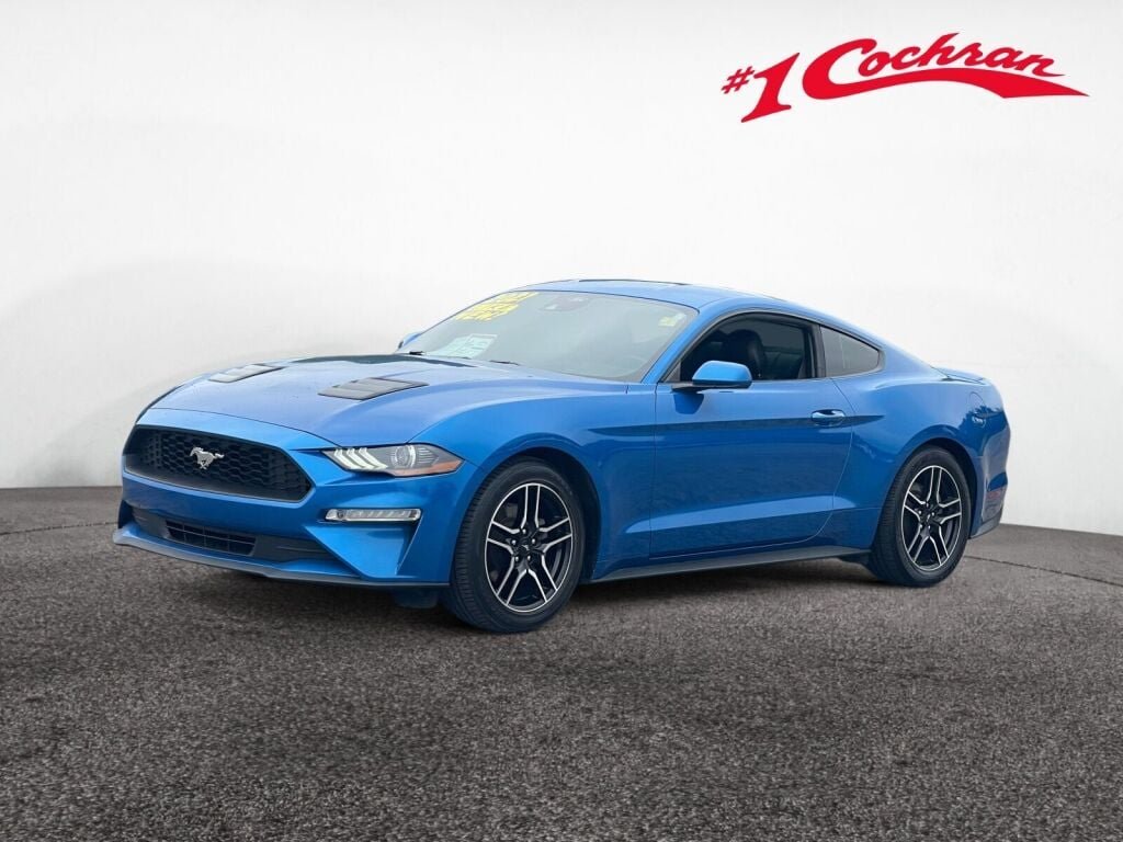 Used 2021 Velocity Blue Metallic Ford EcoBoost Premium image 32