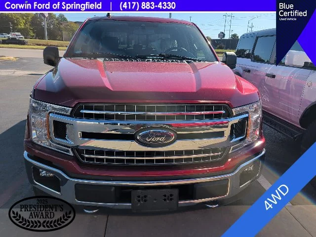 Certified Used 2019 Ruby Red Metallic Tinted Clearcoat Ford XLT image 2