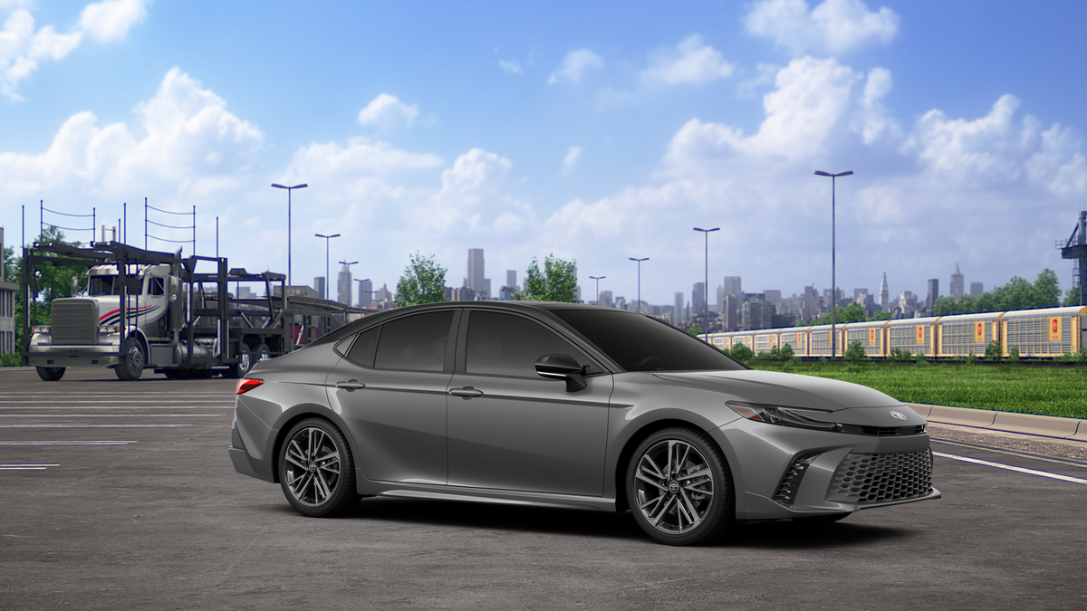 New 2026 Heavy Metal with Midnight Black Metallic roof Toyota XSE image 14