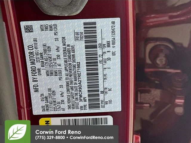 New 2026 Ruby Red Metallic Tinted Clearcoat Ford Badlands image 34