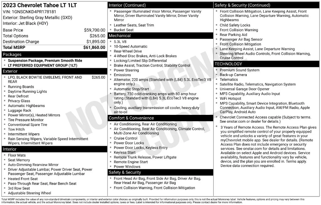 Used 2023 Gray Chevrolet LT image 10