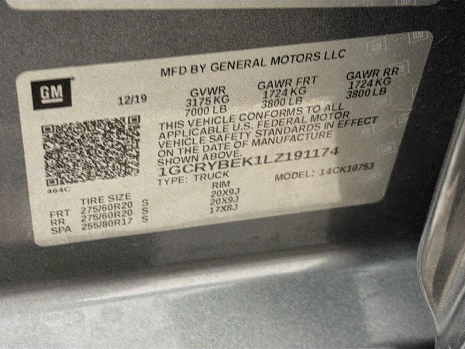Used 2020 SATIN STEEL METALLIC Chevrolet Custom image 40