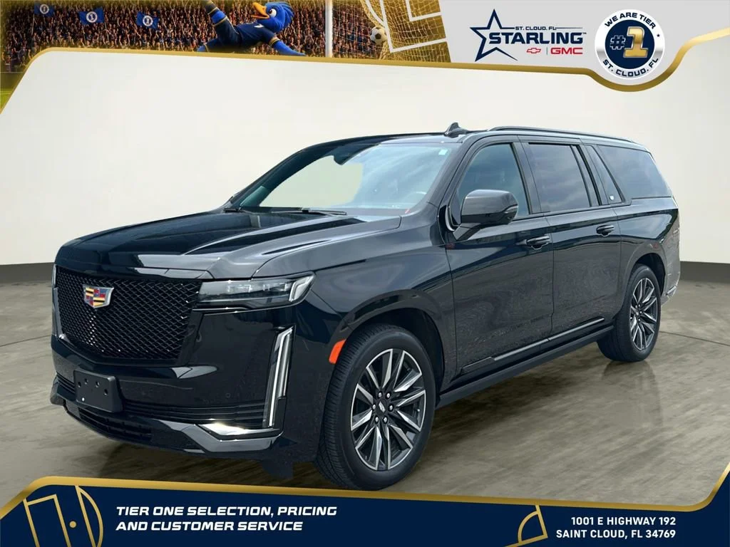 Used 2024 Black Raven Cadillac Sport Platinum image 1