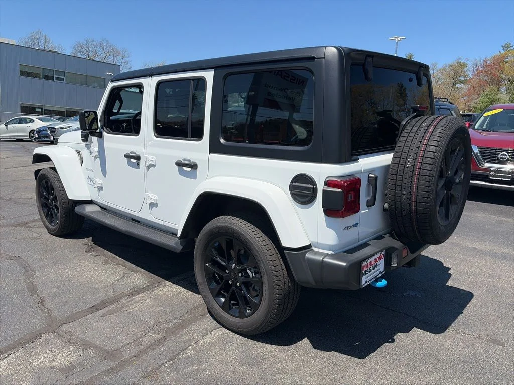 Used 2023 White Jeep Sahara 4xe image 5