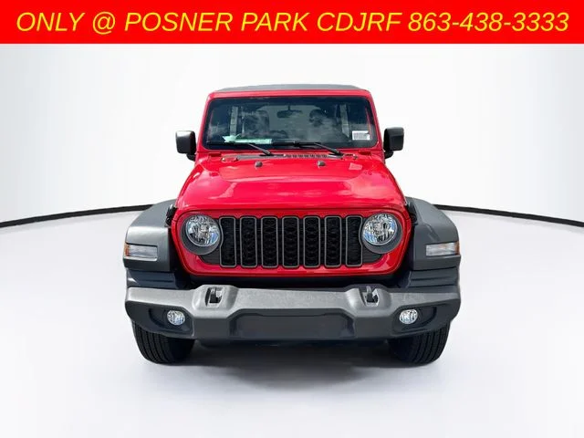 New 2026 Firecracker Red Clear-Coat Exterior Paint Jeep Sport image 2