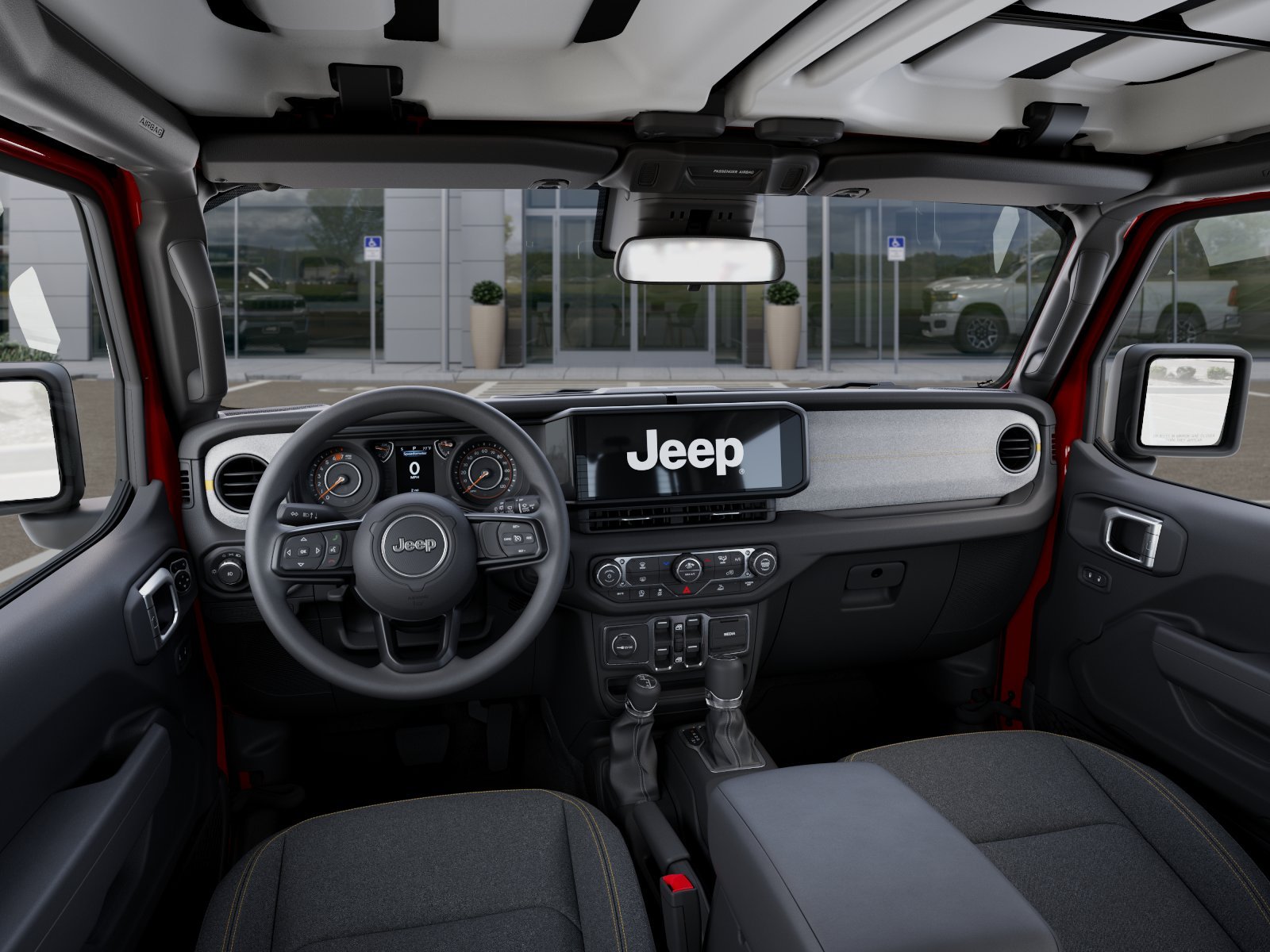 New 2026 Firecracker Red Clear-Coat Exterior Paint Jeep Sport image 40