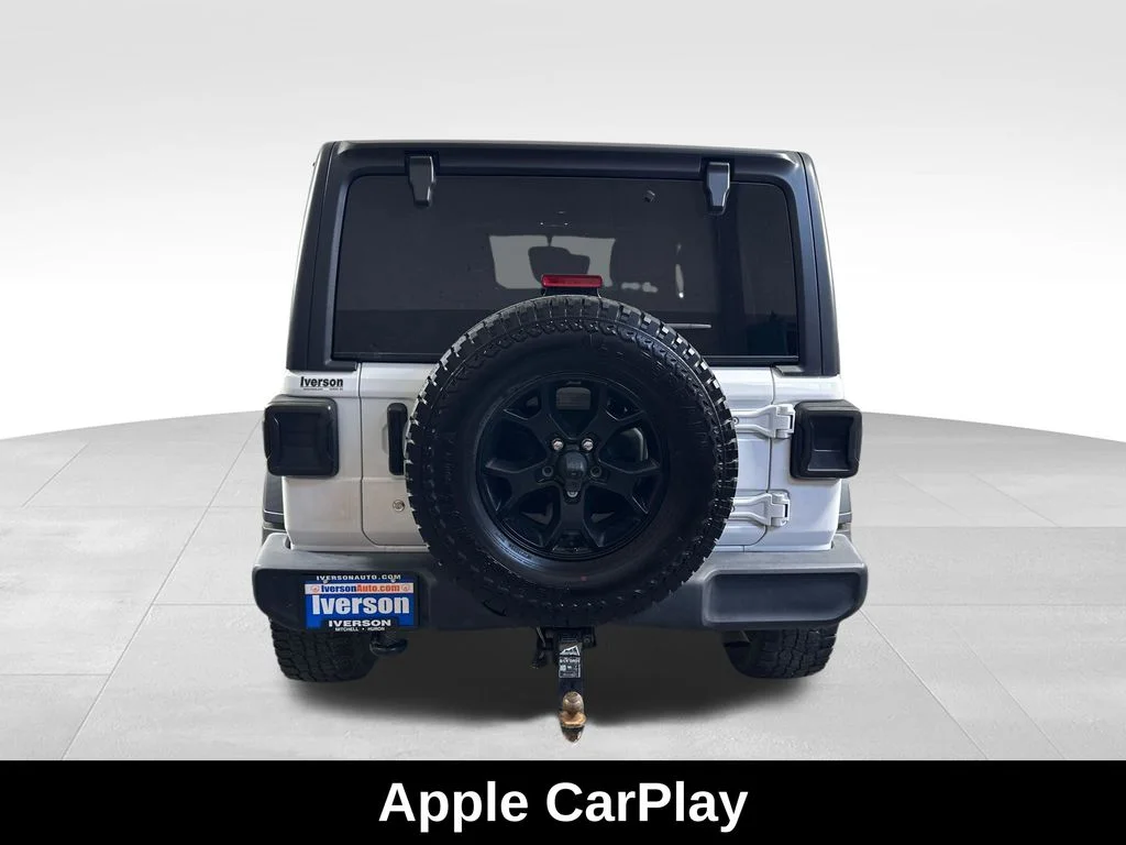 Used 2020 White Jeep Unlimited Sport image 10