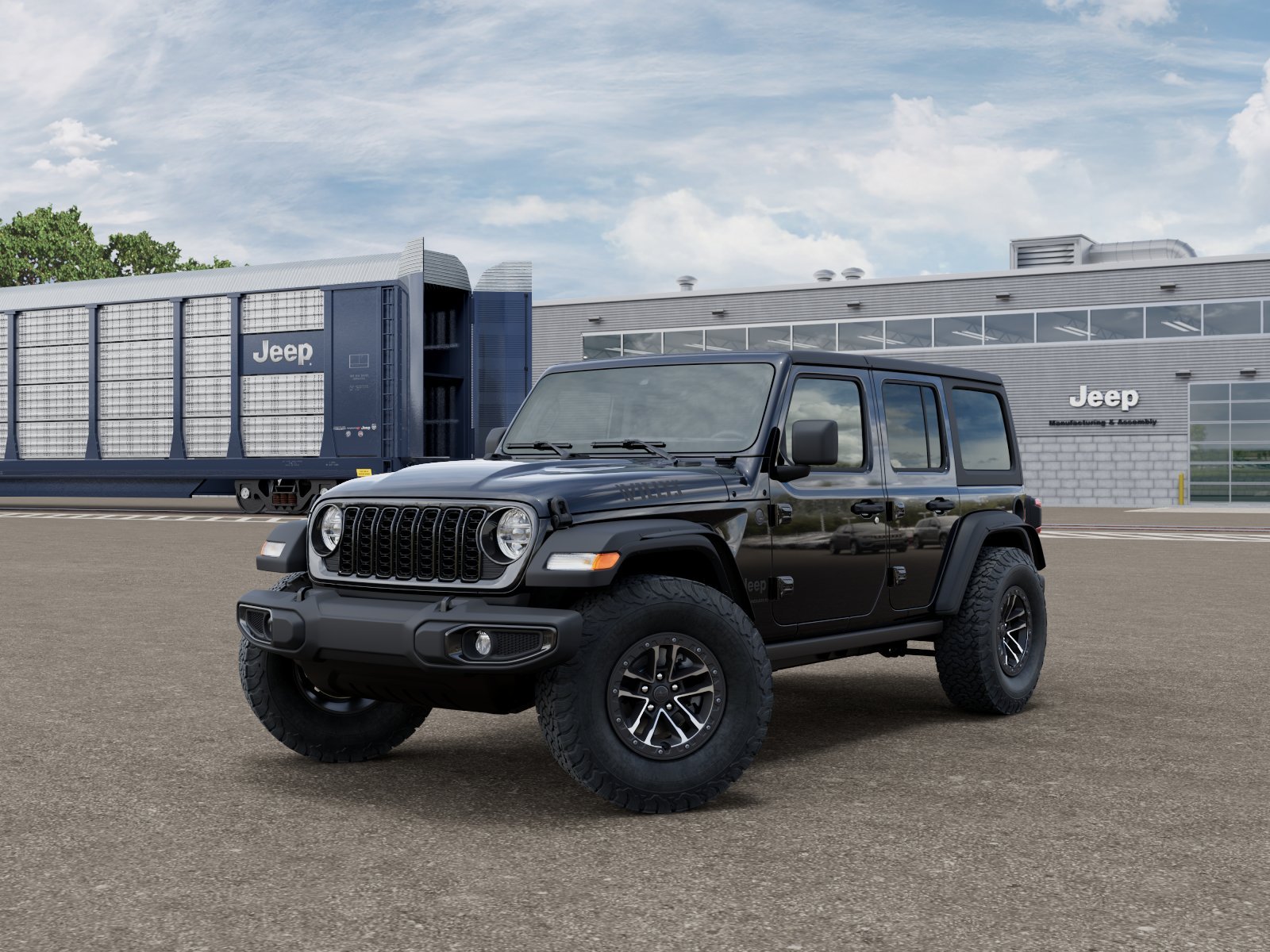 New 2026 Black Clear-Coat Exterior Paint Jeep Willys image 1