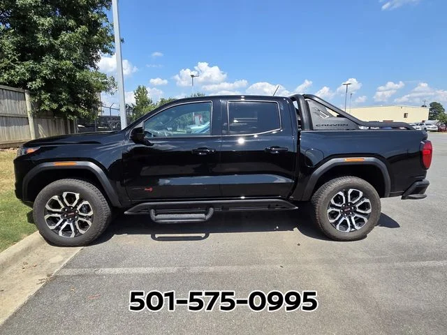 Used 2025 GMC Canyon AT4 with VIN 1GTP2DEKXS1207762 for sale in Little Rock