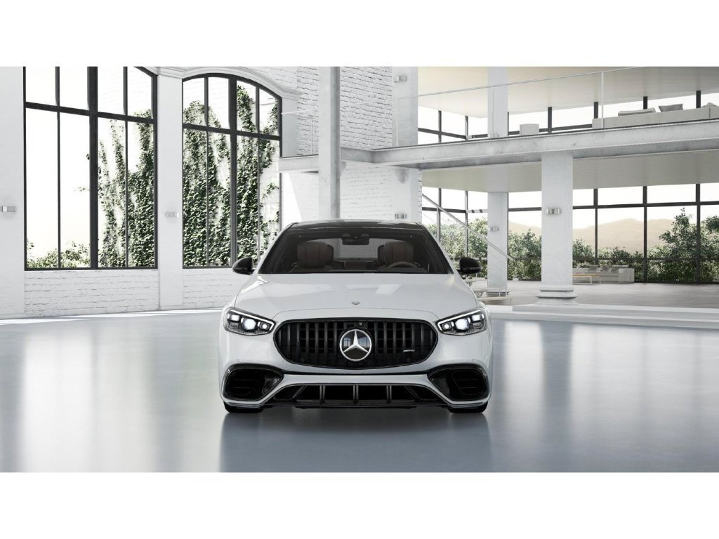 New 2026 MANUFAKTUR Moonlight White Metallic Mercedes-AMG AMG® S 63 E 4MATIC Sedan image 48
