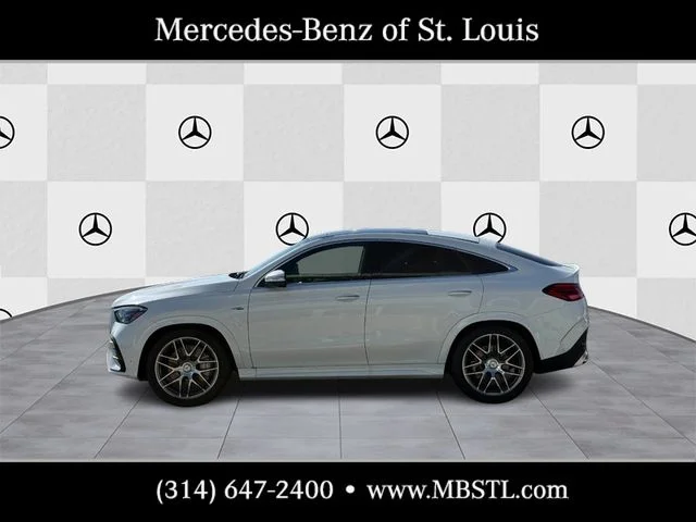 New 2026 MANUFAKTUR Moonlight White Metallic Mercedes-Benz AMG® GLE 53 4MATIC+ Coupe image 2