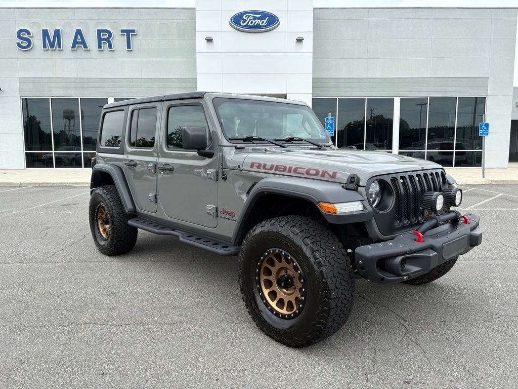 Used 2023 Sting Gray Clearcoat Jeep Rubicon image 1