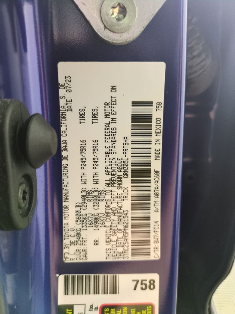 Used 2023 Blue Toyota SR5 image 28