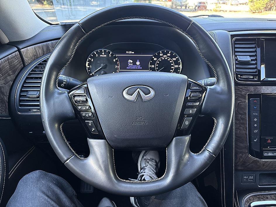 Used 2021 Moonstone White INFINITI PREMIUM SELECT image 1
