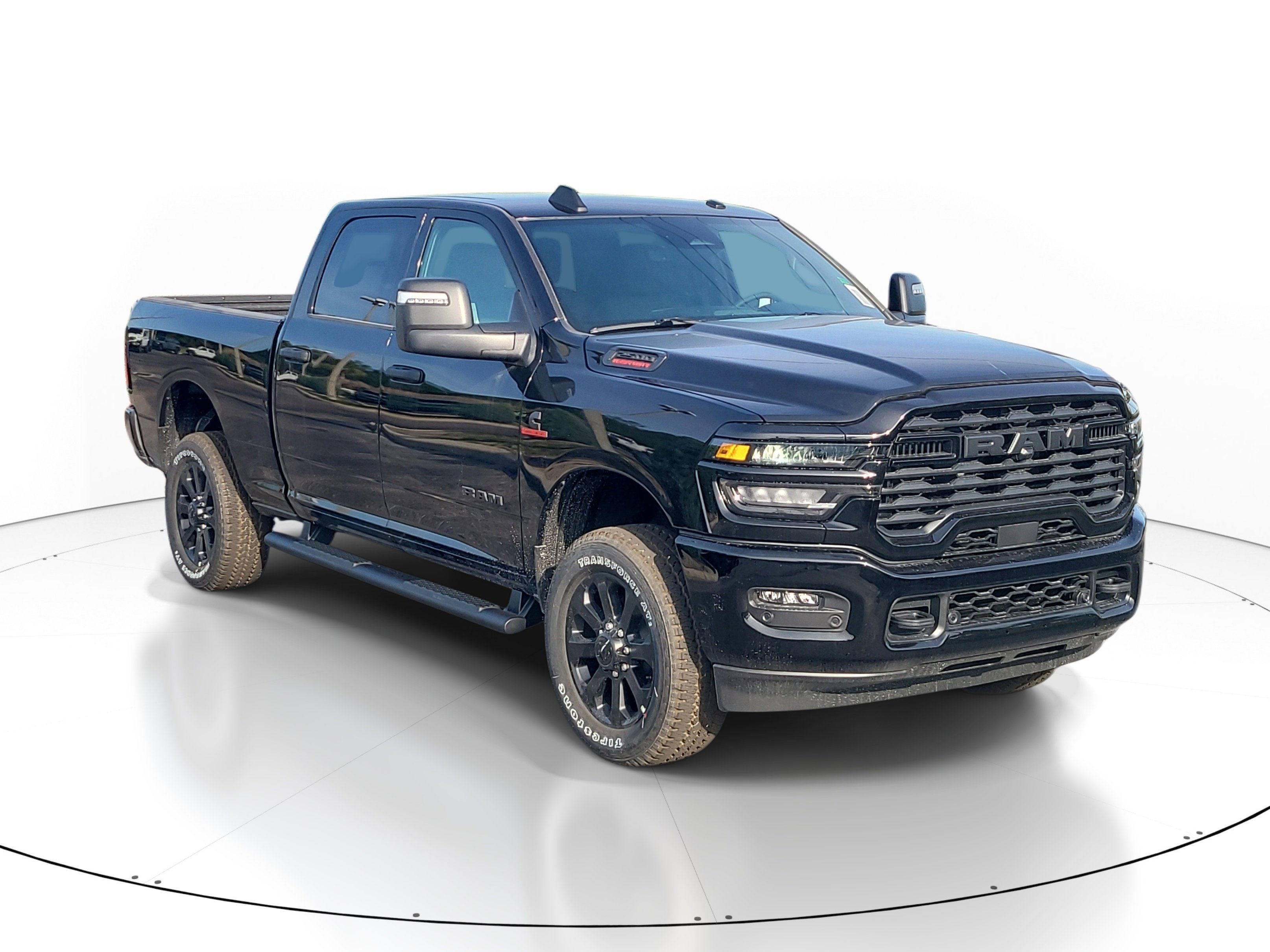 New 2026 Diamond Black Crystal Pearl-Coat Exterior Paint RAM Big Horn image 1