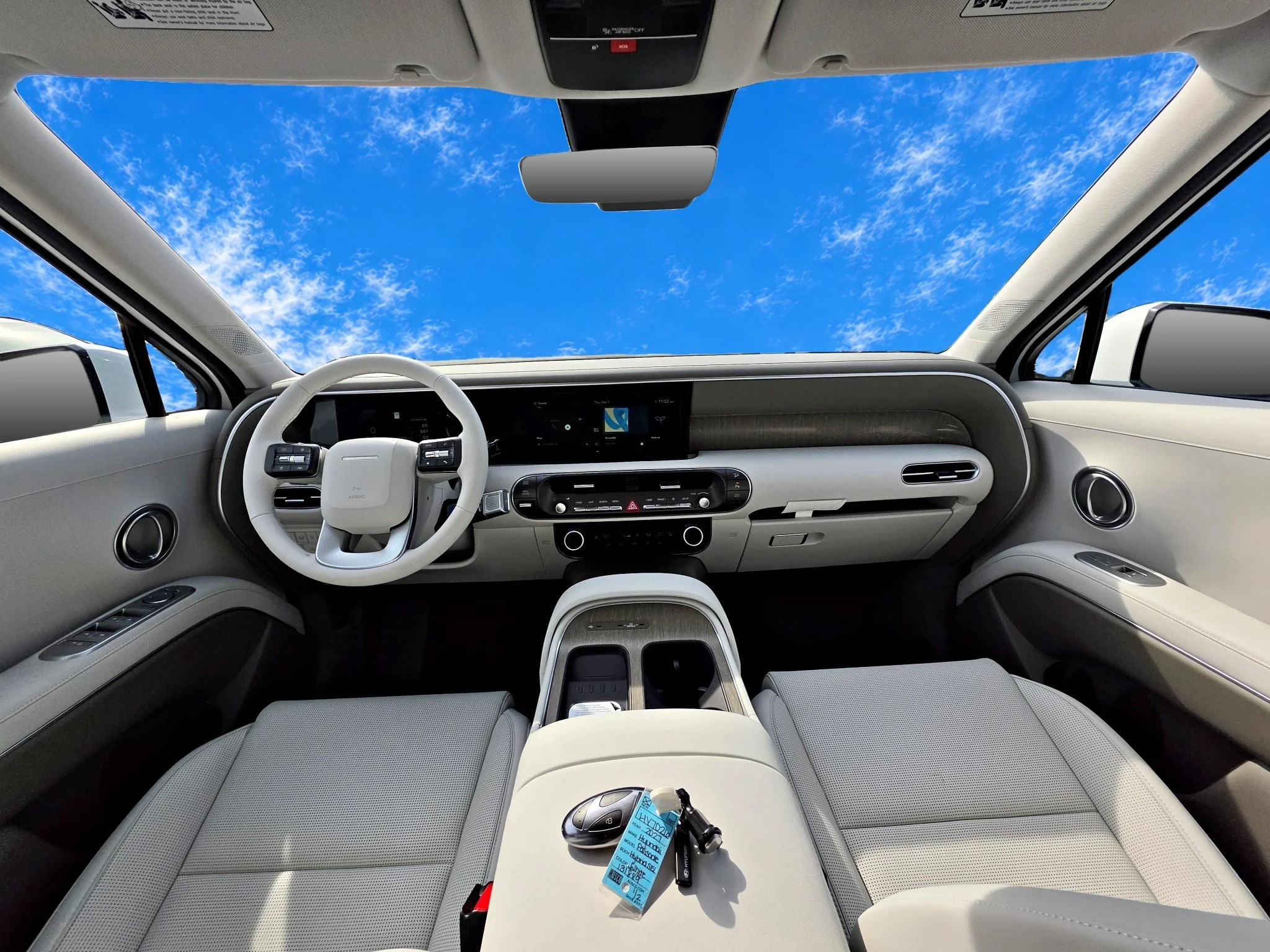 New 2027 Creamy White Pearl Hyundai SEL 7P image 10