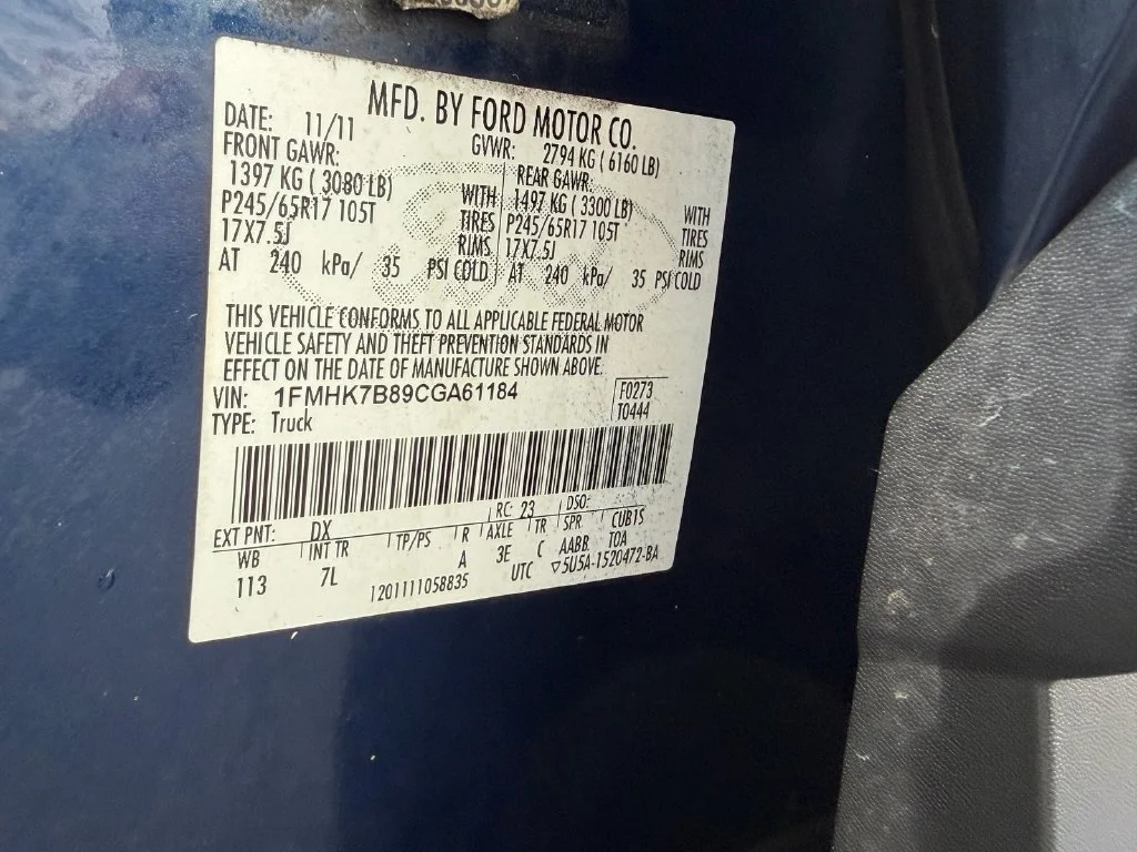 Used 2012 Blue Ford Base image 22
