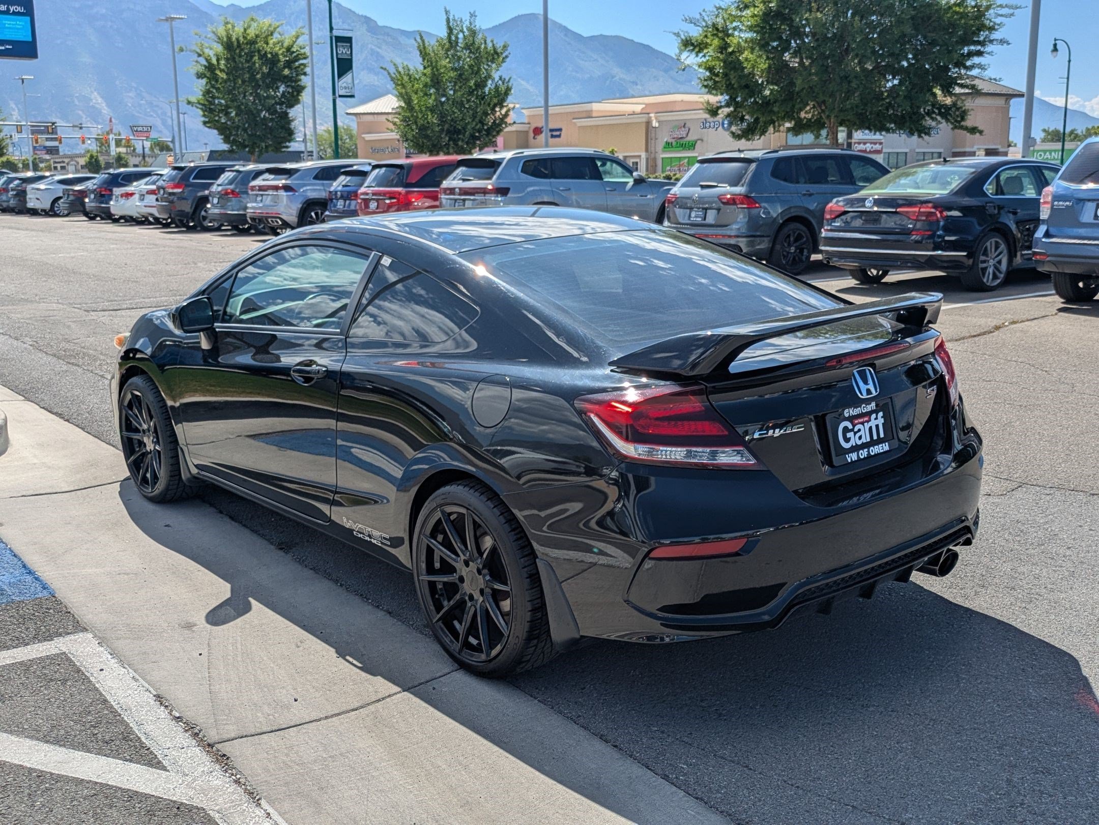 Used 2015 Crystal Black Pearl Honda Si image 5