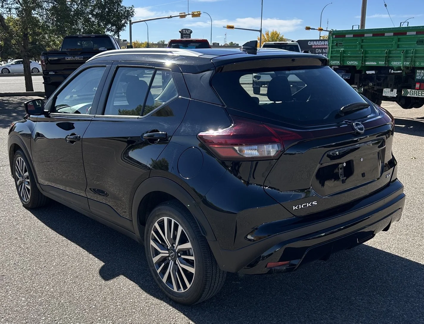 Used 2024 Black Nissan SV image 3