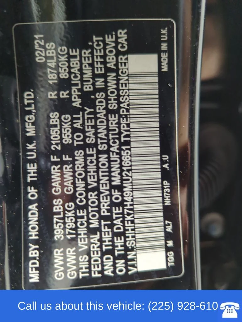 Used 2021 Crystal Black Pearl Honda Sport image 25