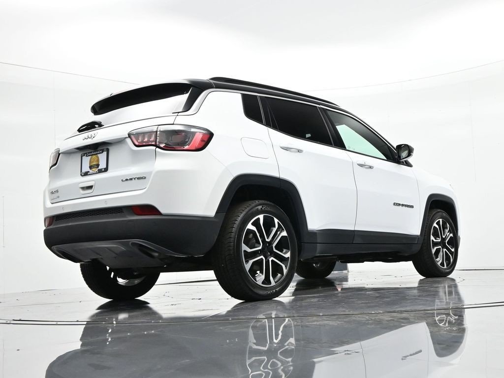 Used 2023 Bright White Clearcoat Jeep Limited image 26