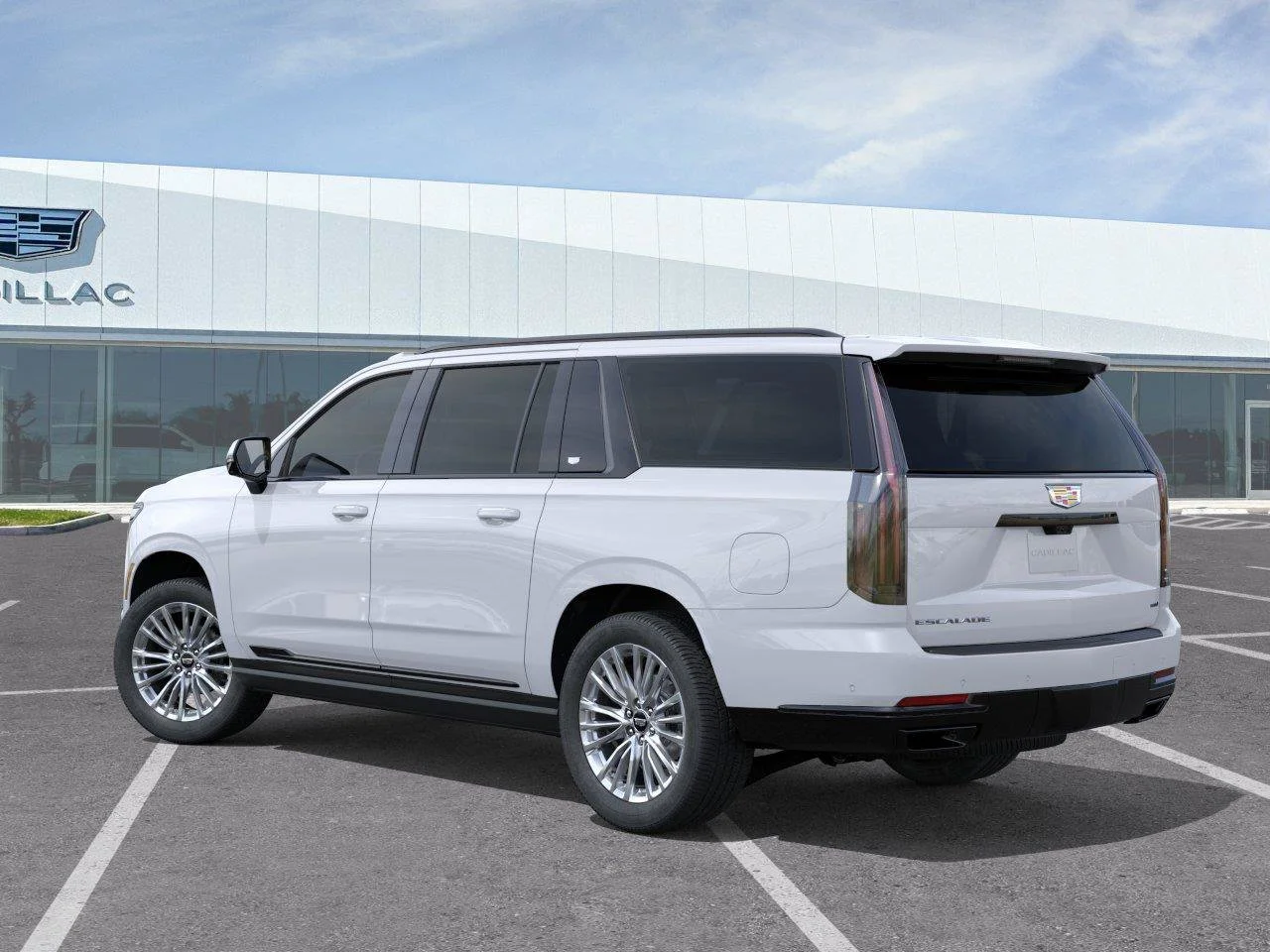 New 2026 Vibrant White Tricoat Cadillac Platinum Sport image 3