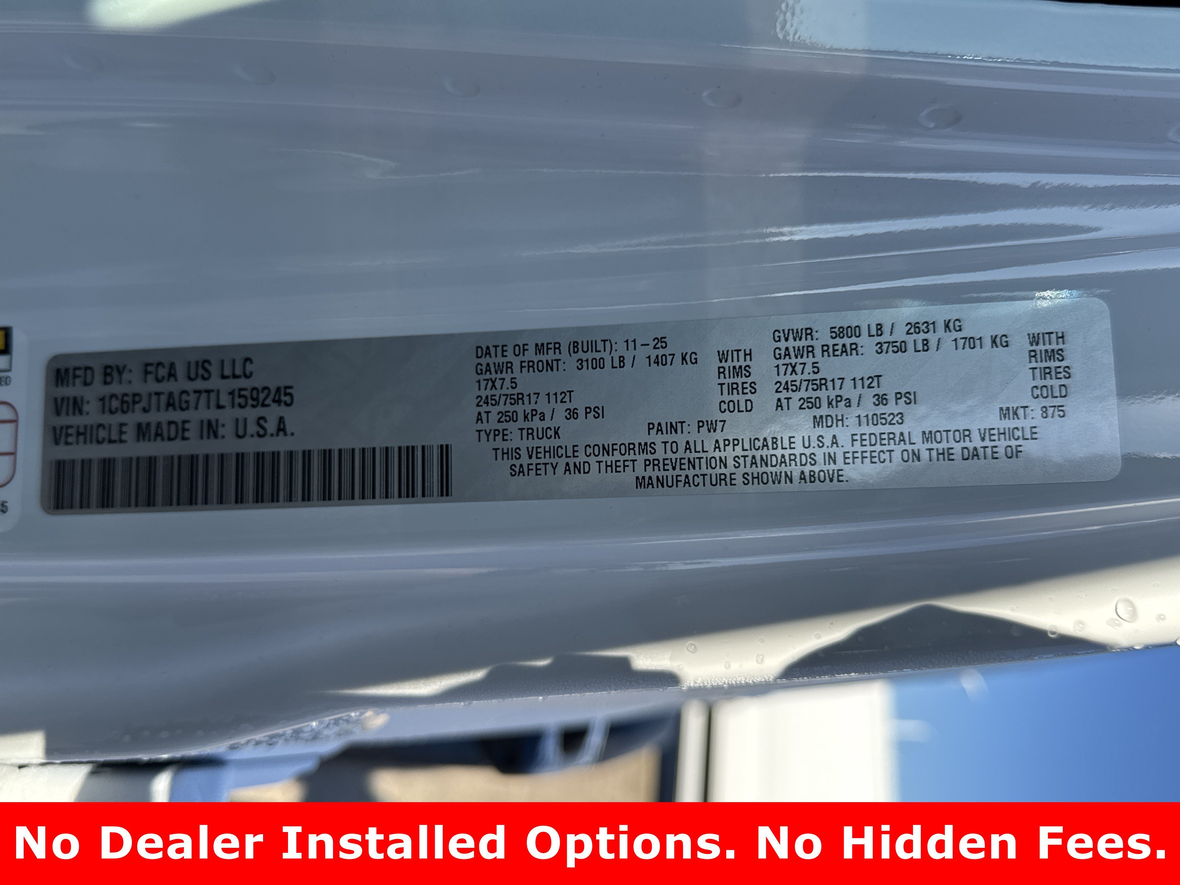 New 2026 Bright White Clear-Coat Exterior Paint Jeep Sport image 21