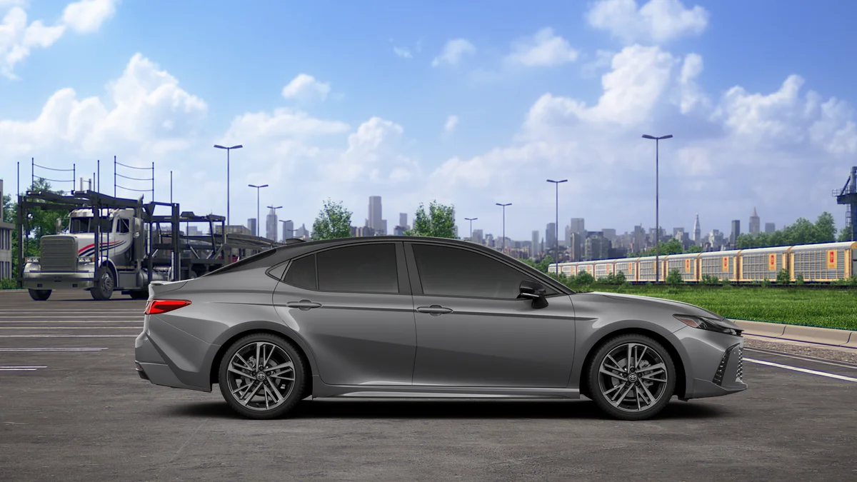 New 2026 Heavy Metal with Midnight Black Metallic roof Toyota XSE image 12