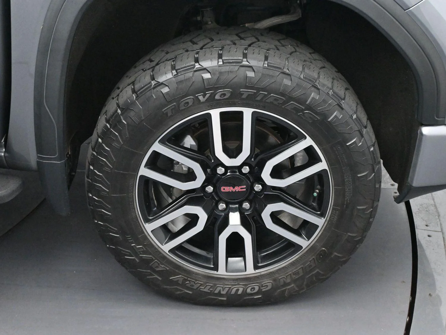 Used 2021 Satin Steel Metallic GMC AT4 image 35