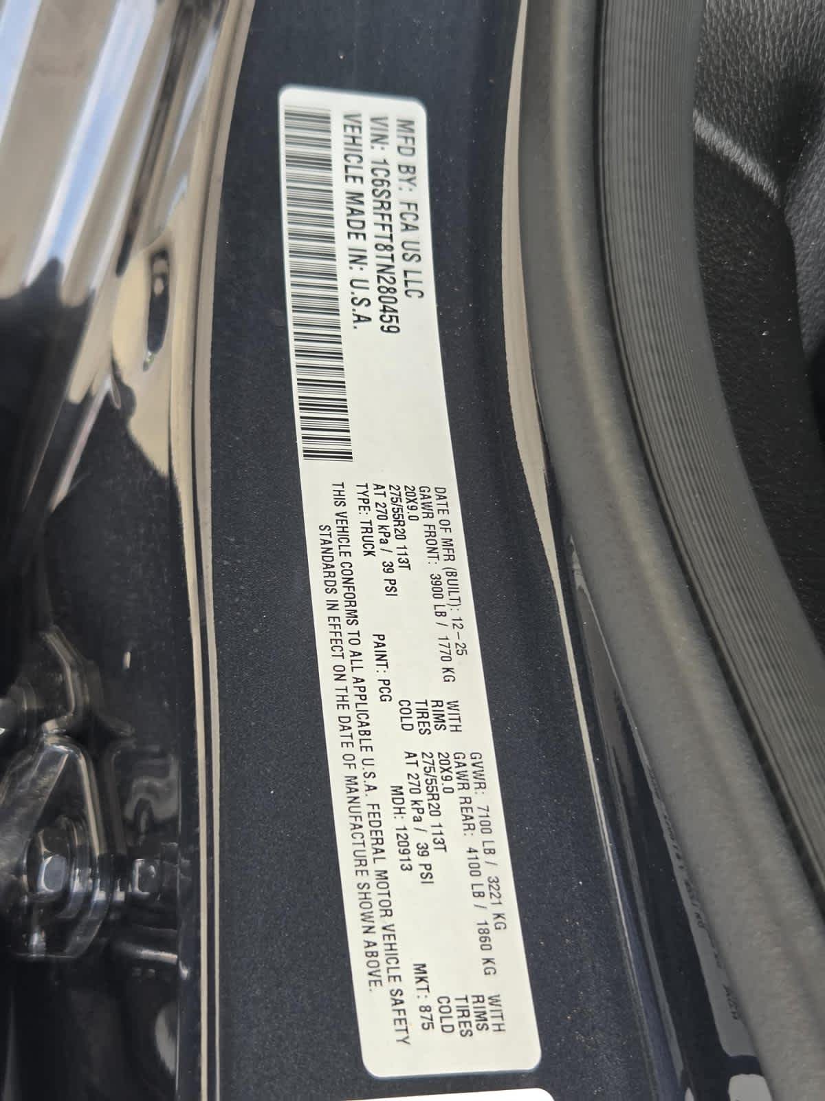 New 2026 Forged Blue Metallic Ram Lone Star image 21