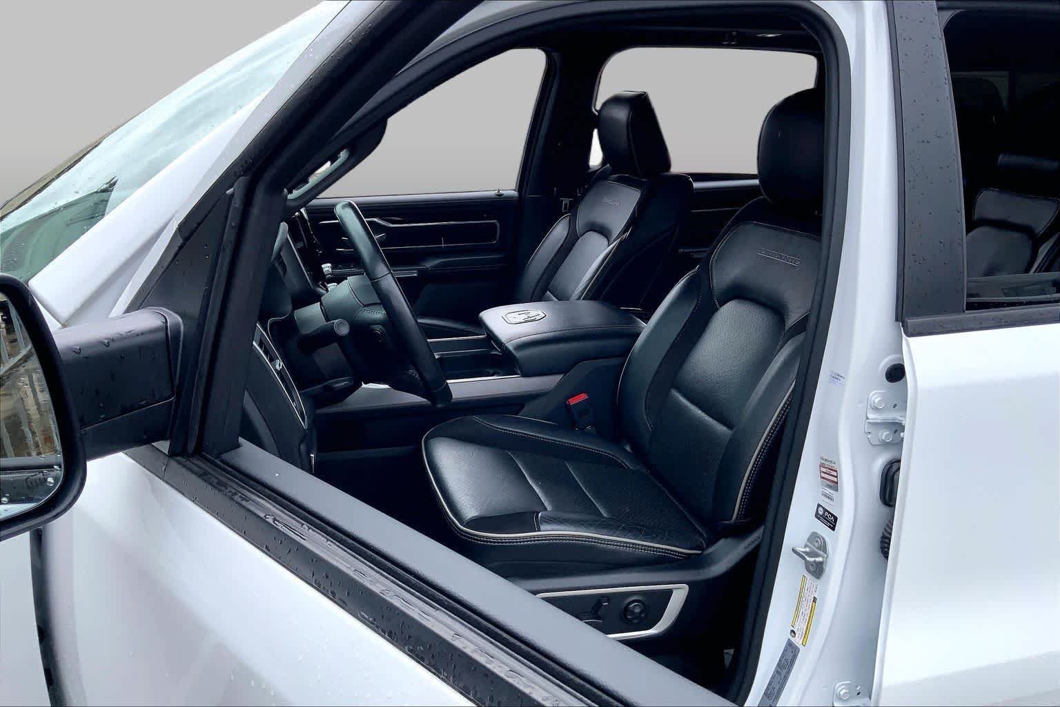 Used 2021 Bright White Clearcoat Ram Laramie image 8