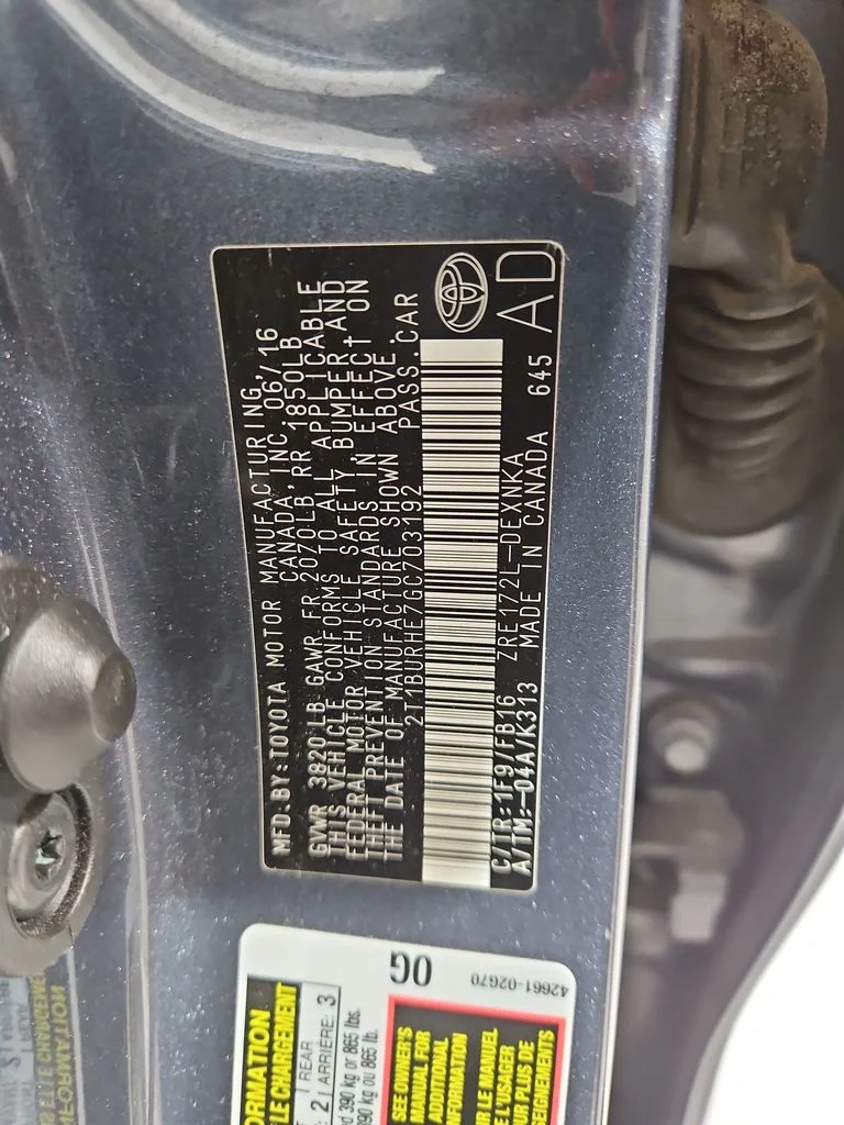 Used 2016 Gray Toyota LE image 29
