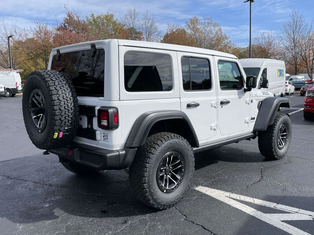 New 2026 Bright White Clear-Coat Exterior Paint Jeep Willys image 9