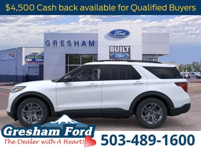 New 2026 Star White Metallic Tri-Coat Ford Active image 3