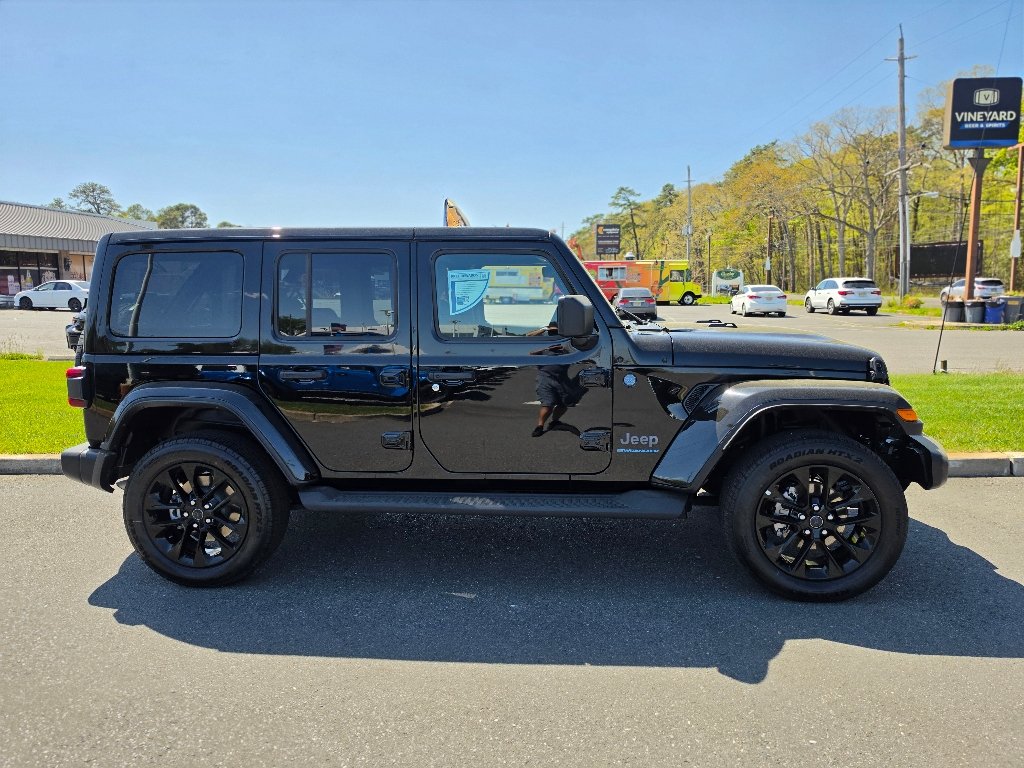 Certified Used 2025 Black Clear Coat Jeep Sahara 4xe image 22