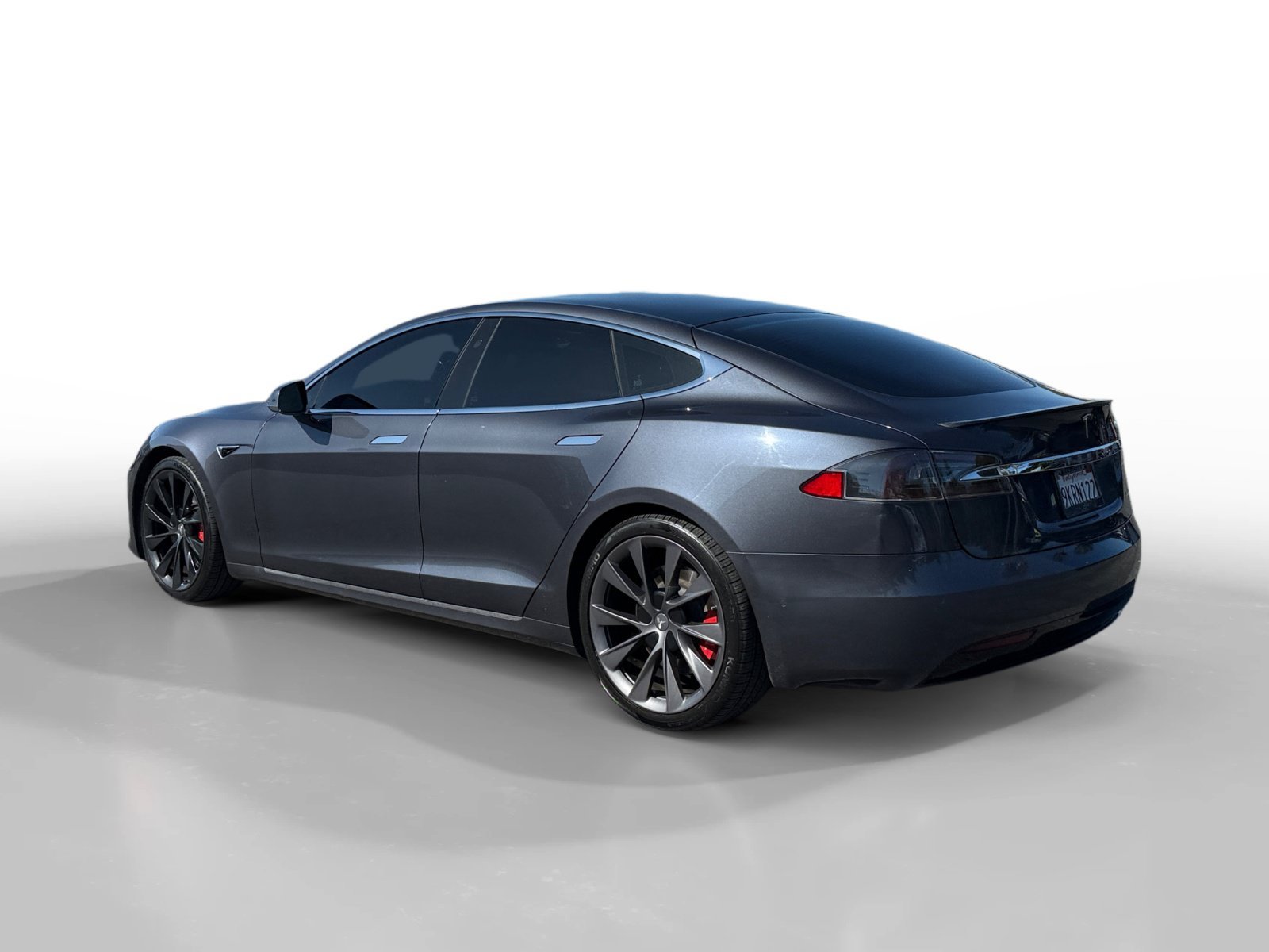 Used 2020 Midnight Silver Metallic Tesla Performance image 3