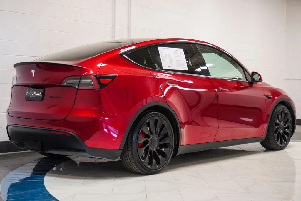 Used 2024 Red Tesla Performance image 27