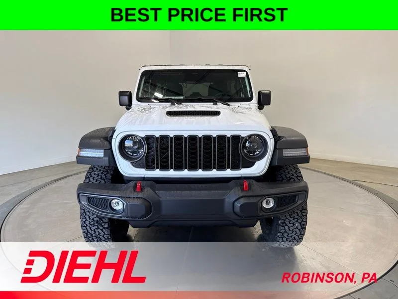 New 2026 Bright White Clear-Coat Exterior Paint Jeep Rubicon image 2