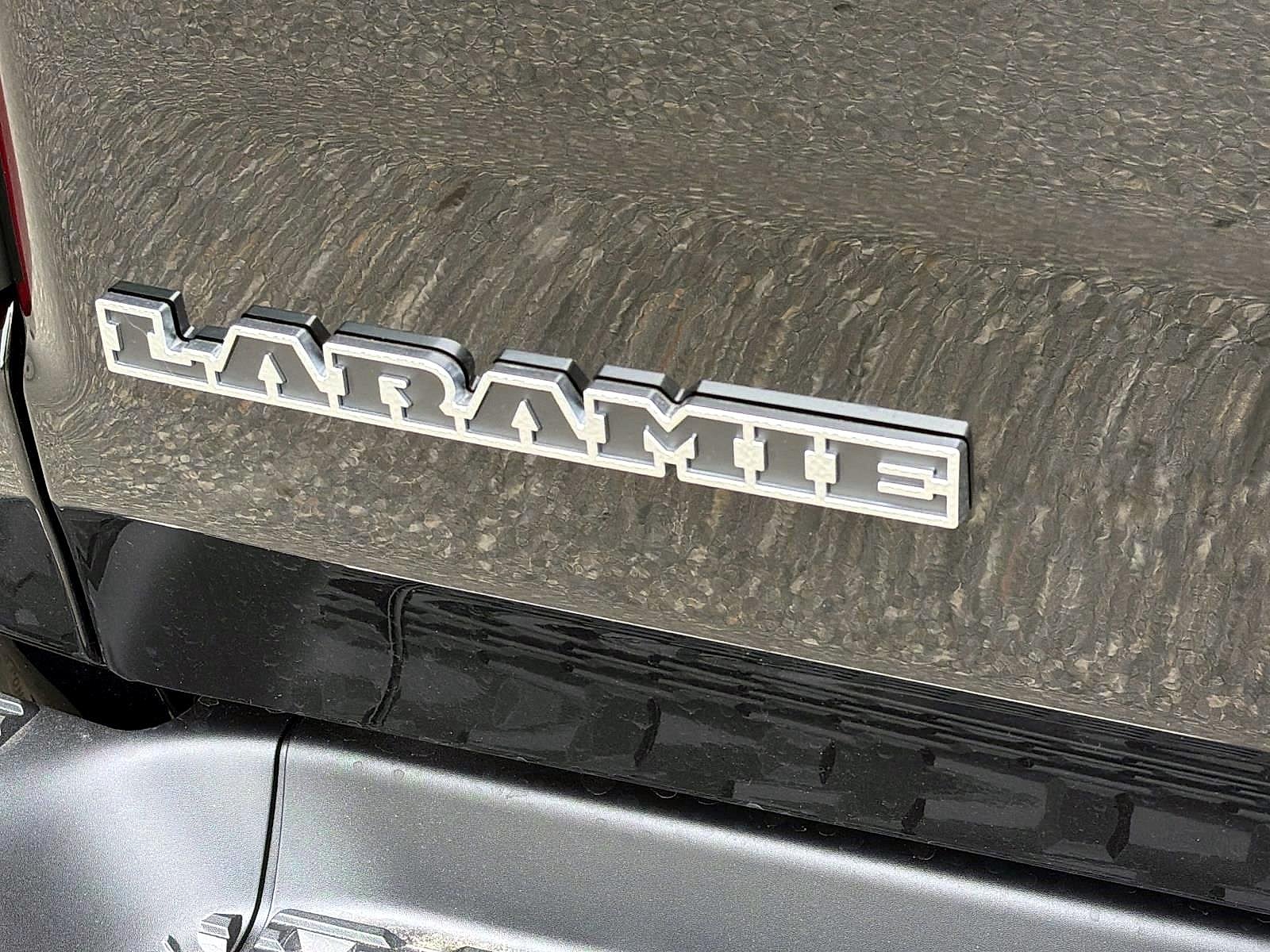 New 2027 Diamond Black Crystal Pearl-Coat Exterior Paint RAM Laramie Crew Cab 4x4 5