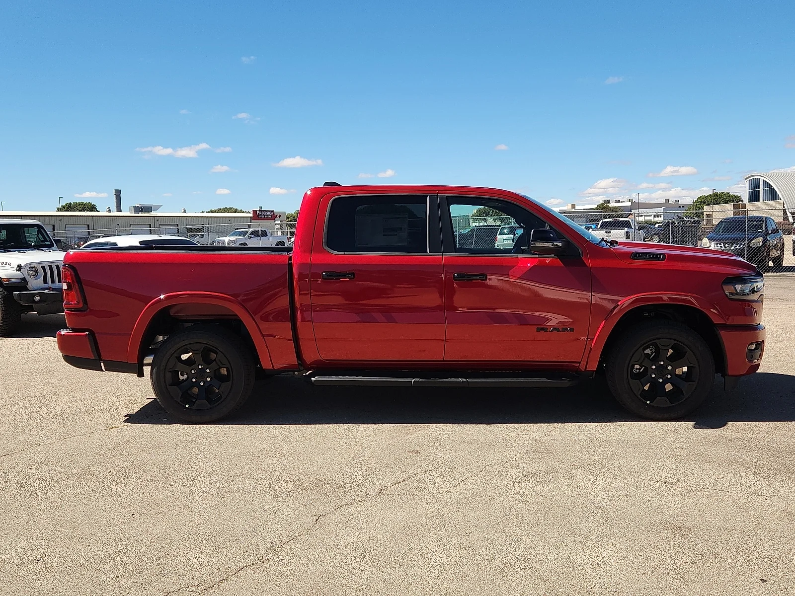 New 2027 Molten Red Pearl-Coat  Paint Ram LONE STAR CREW CAB 4X4 5