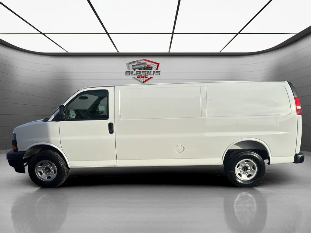 New 2026 Summit White GMC Work Van image 2