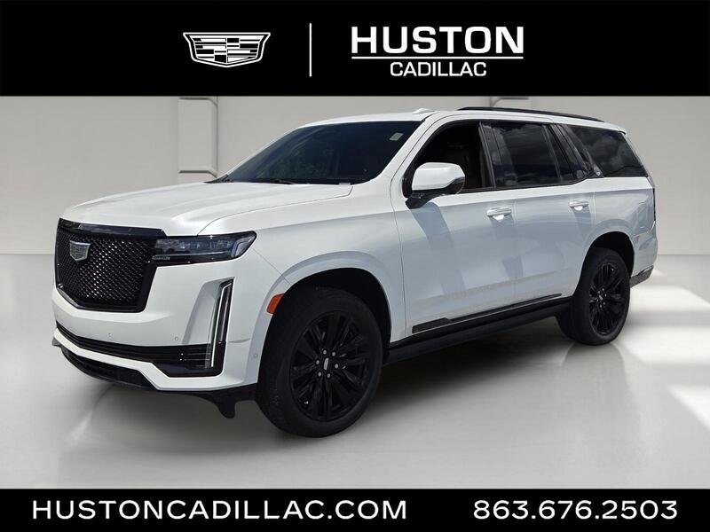 Used 2022 Crystal White CADILLAC 4WD 4DR SPORT image 1
